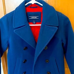 Lands End Wool Pea coat